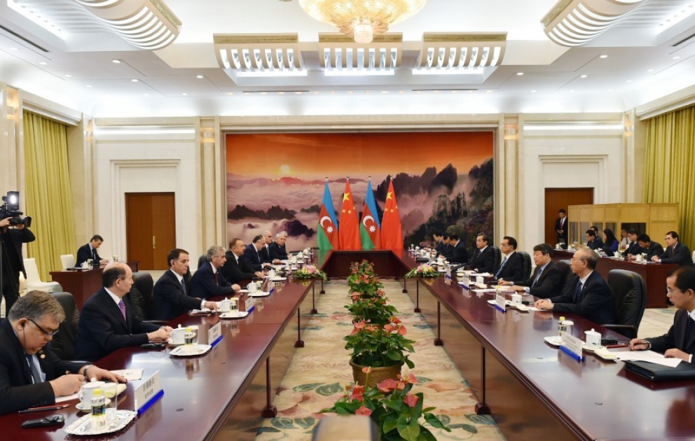 President Ilham Aliyev met with Premier of the State Council of China Li Keqiang
