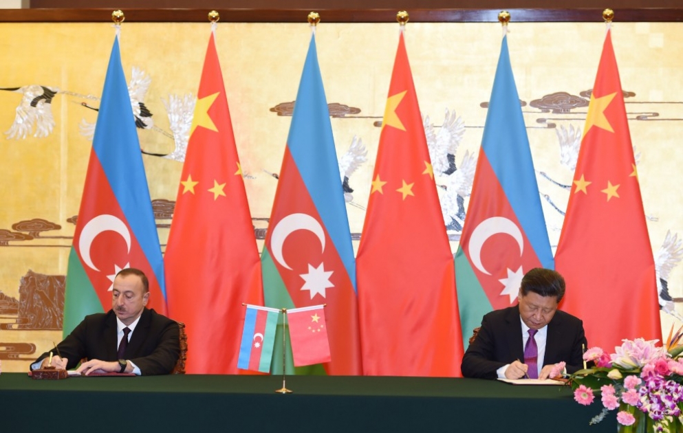 Staatsbesuch von Aserbaidschans Präsident in China: Unterzeichnung von aserbaidschanisch-chinesischen Dokumenten