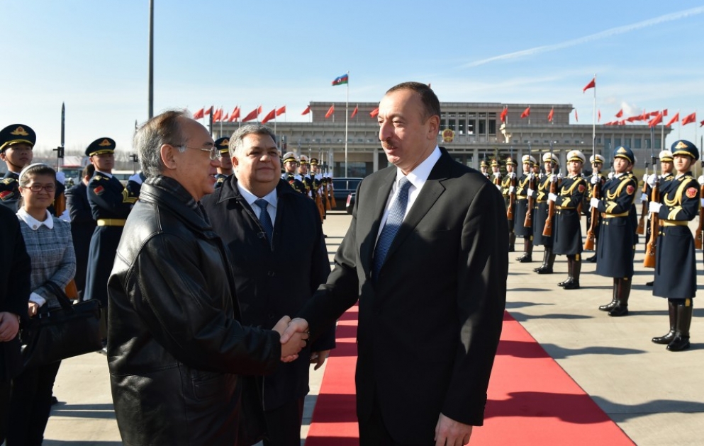 Le président Ilham Aliyev a terminé sa visite d’Etat en Chine