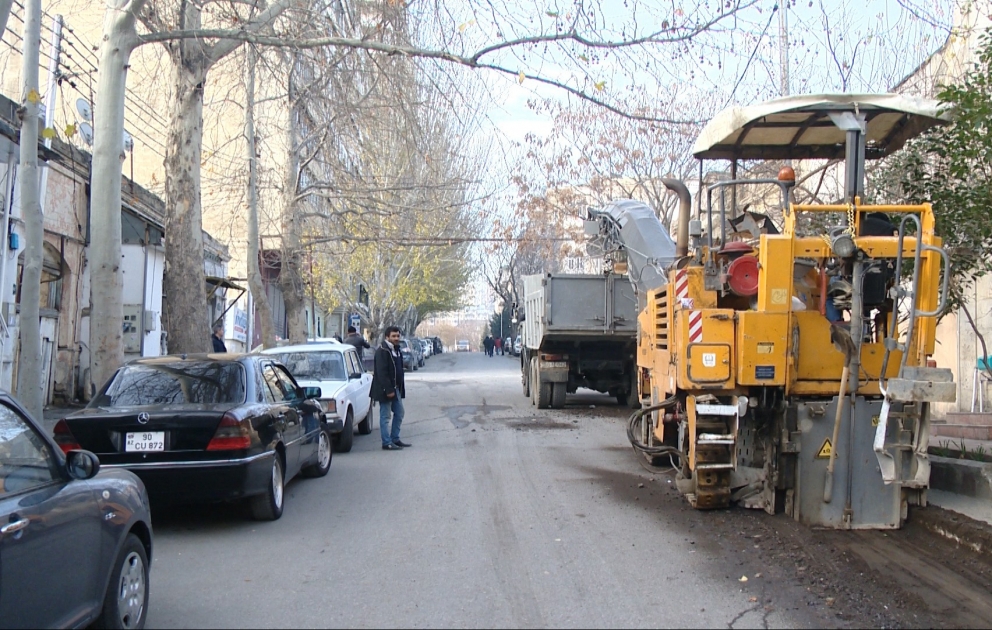 Yasamal rayonunda iki küçə təmir olunur