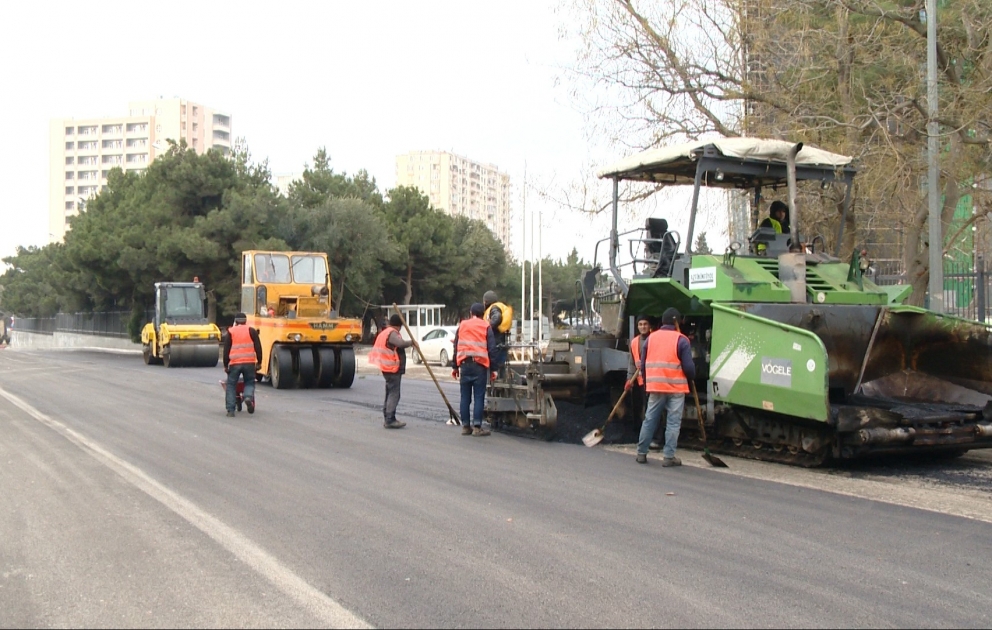 Bəkir Çobanzadə küçəsi yeni görkəmdə