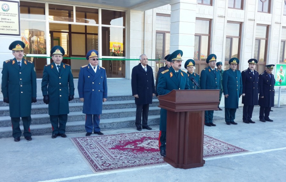 Dövlət Sərhəd Xidmətinin “Samur” sərhəd zastavası kompleksi istifadəyə verilib