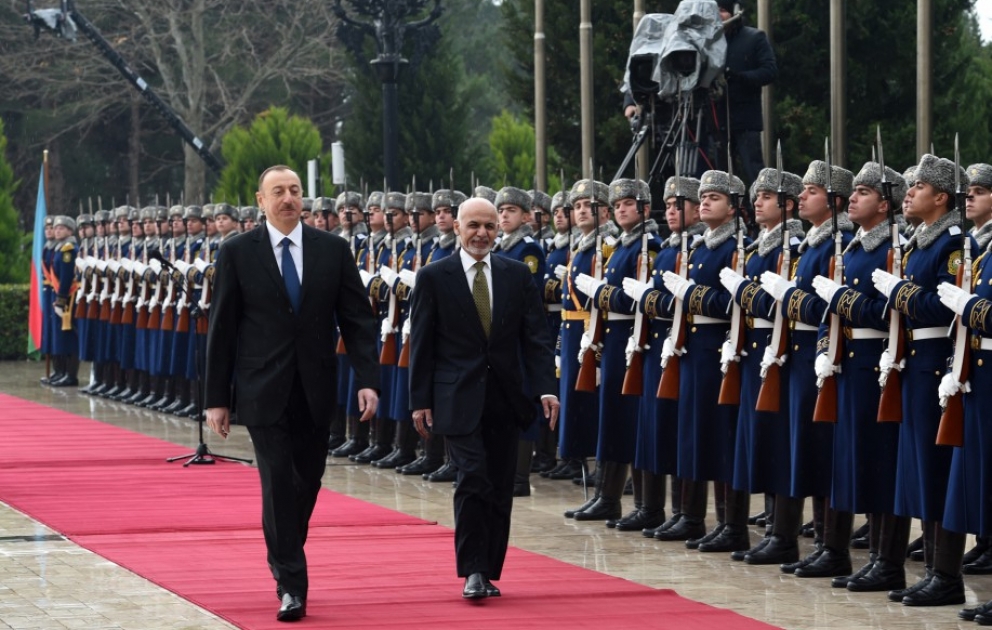Əfqanıstan Prezidenti Məhəmməd Əşrəf Qaninin rəsmi qarşılanma mərasimi olub