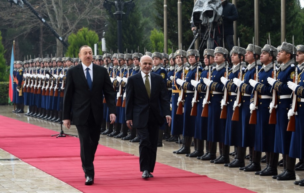 Cérémonie d’accueil officiel du président afghan Mohammad Ashraf Ghani