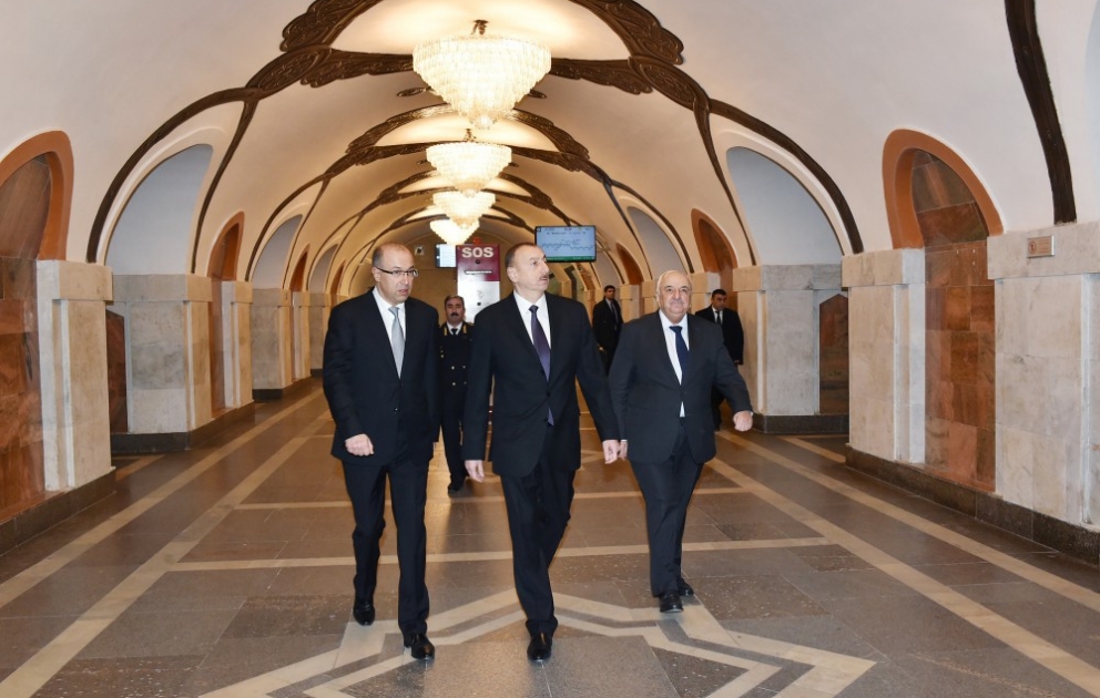 Metronun “Elmlər Akademiyası” stansiyasının ikinci çıxışı istifadəyə verilib