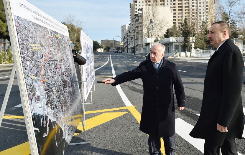 Quatre rues et une avenue rouvertes à Bakou