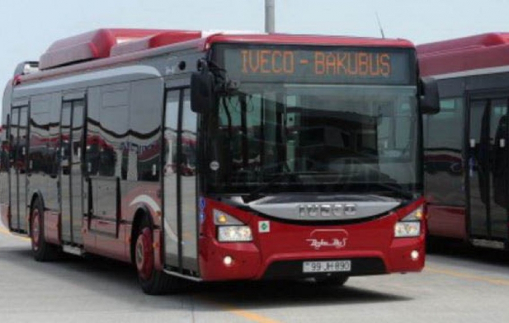 5 nömrəli avtobusların marşrut xəttində müvəqqəti dəyişiklik edilib