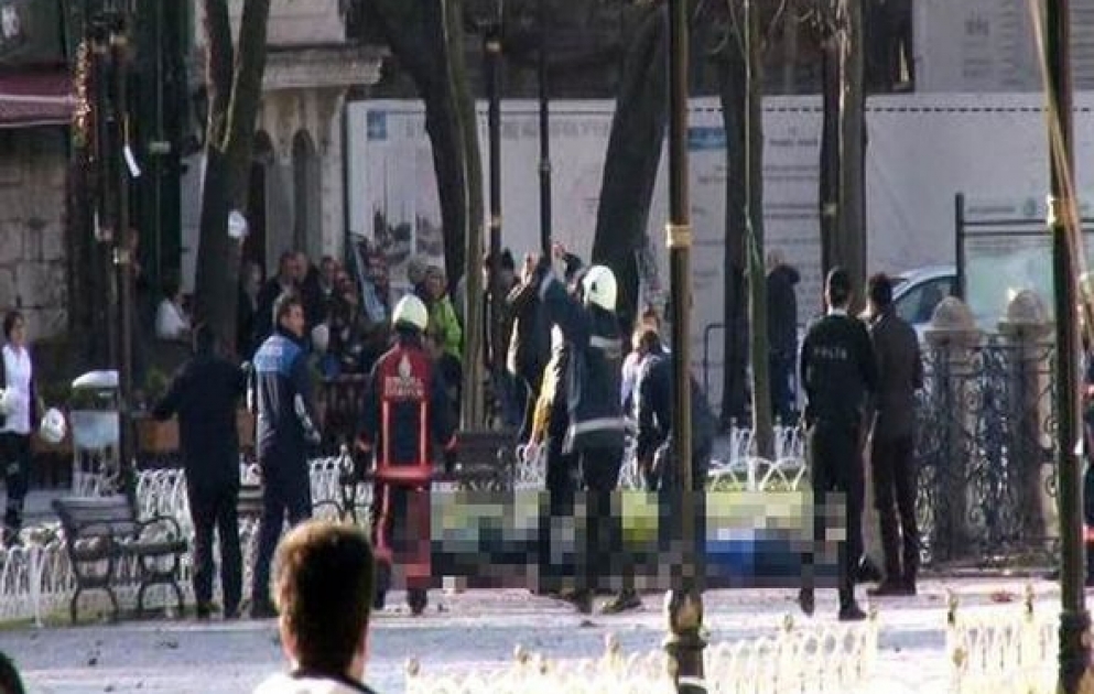 ​İstanbulda partlayış: 10 nəfər həlak olub