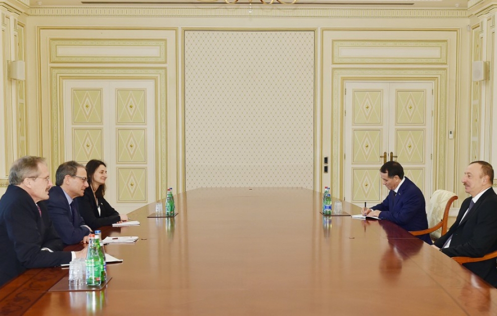 President Ilham Aliyev received the Senior Director for European Affairs at the US National Security Council