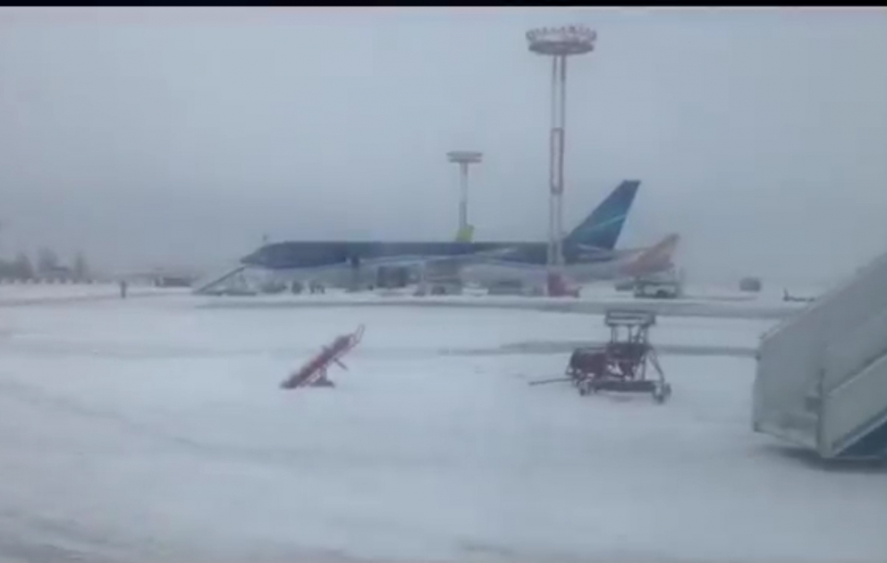 Moskvadan Qəbələ və Gəncəyə olan uçuşlar təxirə salınıb