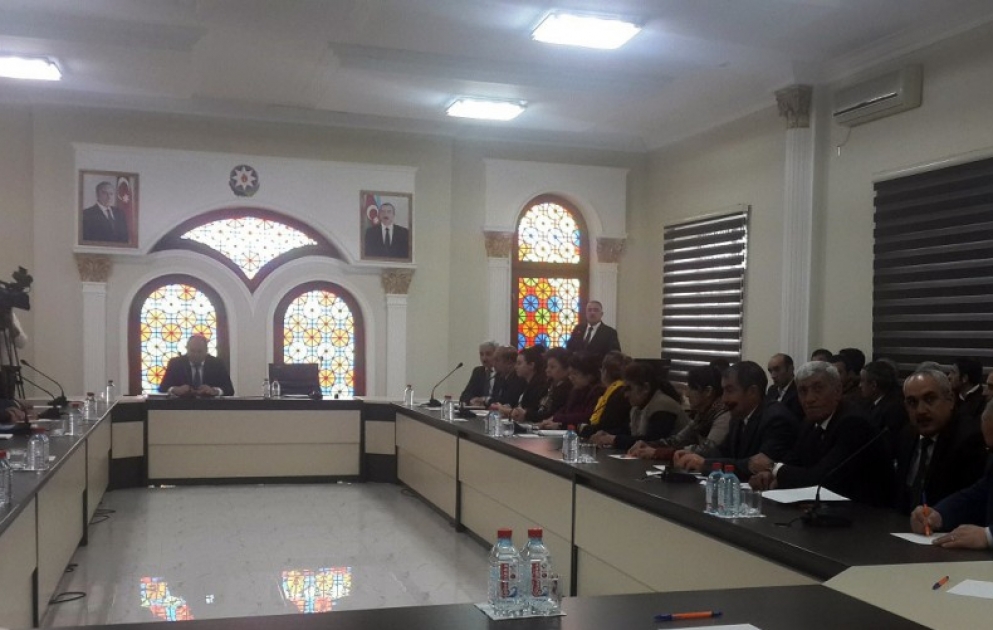 Xaçmazda regional müşavirə keçirilib