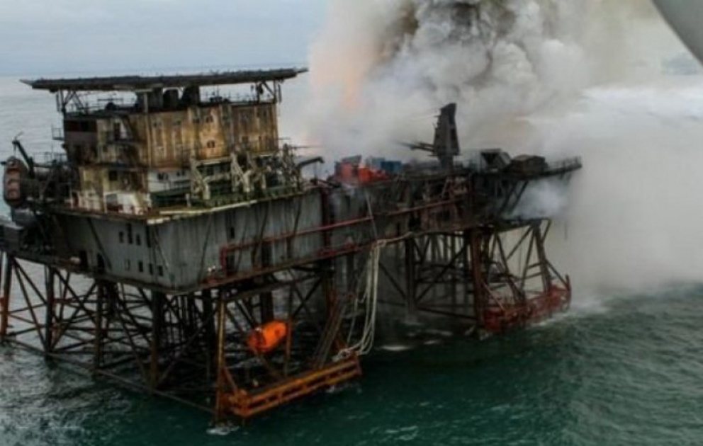 Потушен пожар на одной из газовых скважин основания номер 10 месторождения «Гюнешли»