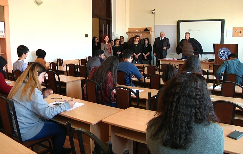 ADİU-da media nümayəndələri və valideynlər qış imtahan sessiyasını müşahidə ediblər