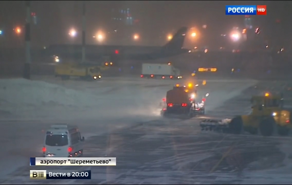 Moskva aeroportlarında 100-dən çox reys ləğv edilib