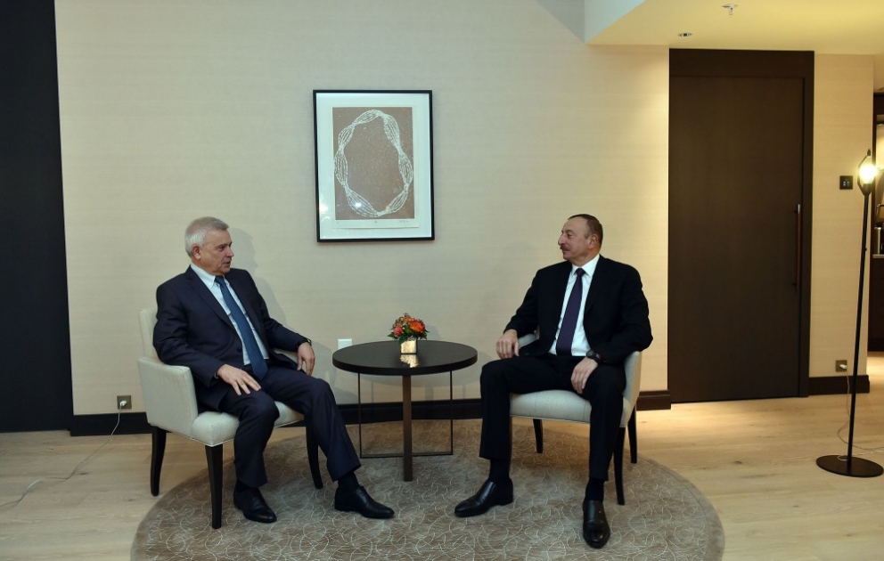 Azərbaycan Prezidenti İlham Əliyev “LUKOIL” şirkətinin prezidenti ilə görüşüb