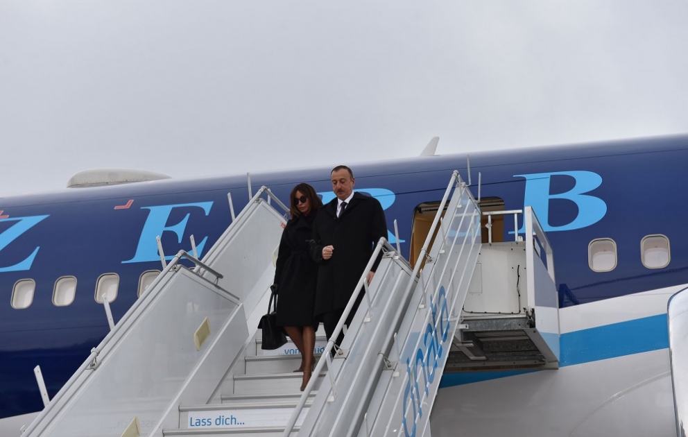 Le Président Ilham Aliyev en Suisse pour le Forum de Davos