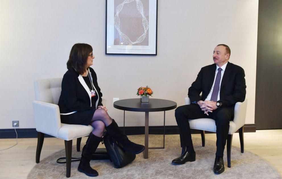 President Ilham Aliyev met with Microsoft Corporate Vice President