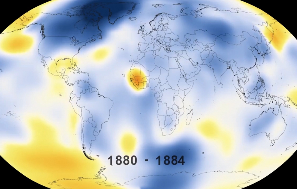 Earth's Long-Term Warming: 1880-2015