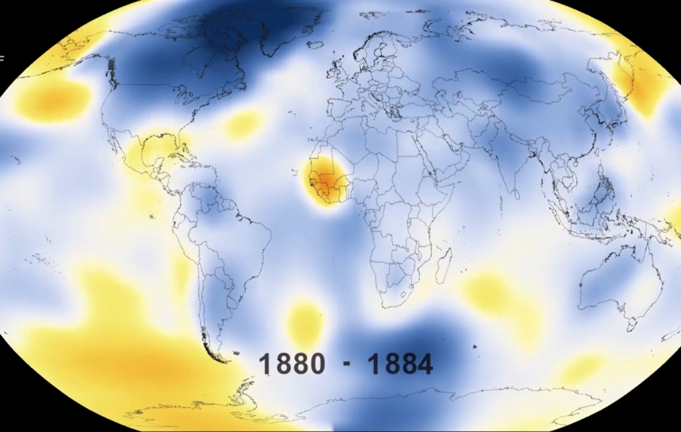NASA hat globale Erwärmung der Erde so präsentiert