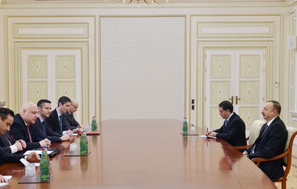 President Ilham Aliyev received a delegation of the OSCE Parliamentary Assembly