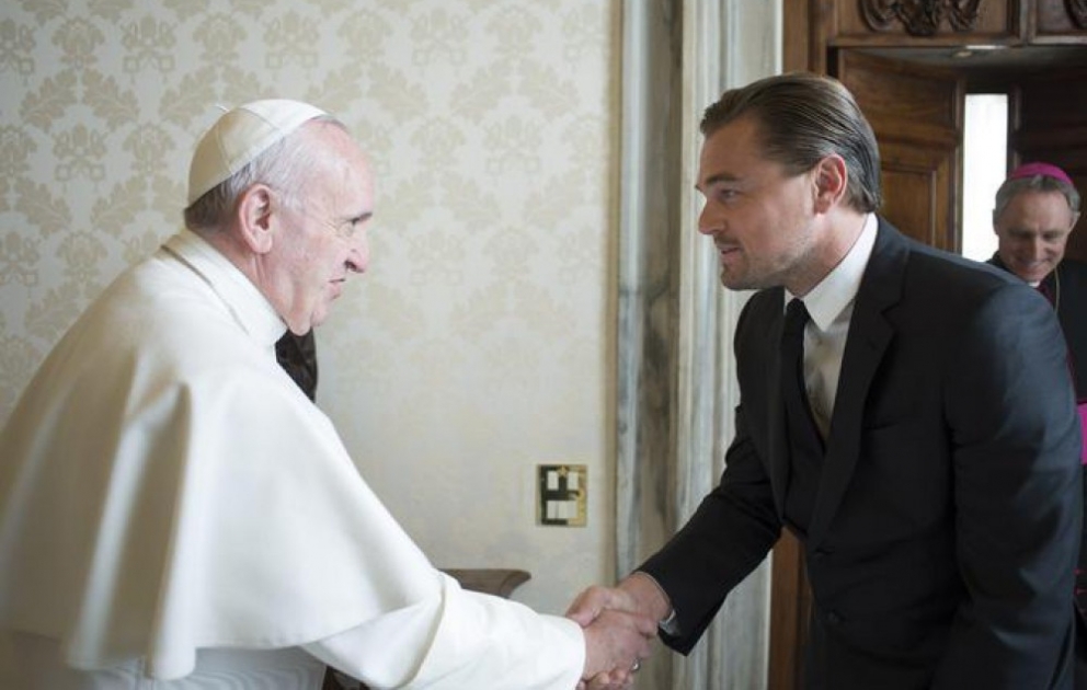 Leonardo di Kaprio Roma Papası ilə görüşüb