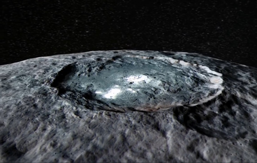 NASA опубликовало видео пролета Dawn над Церерой