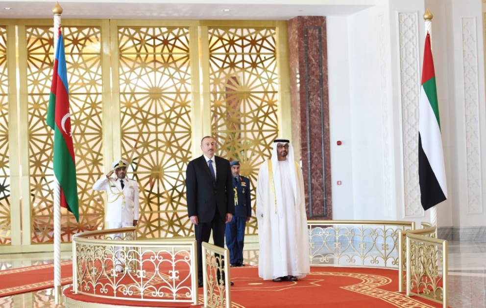 Official welcoming ceremony for President Ilham Aliyev was held in Abu Dhabi