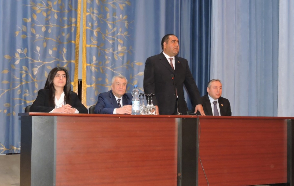 Energetika naziri Balakəndə rayon ictimaiyyəti ilə görüşüb