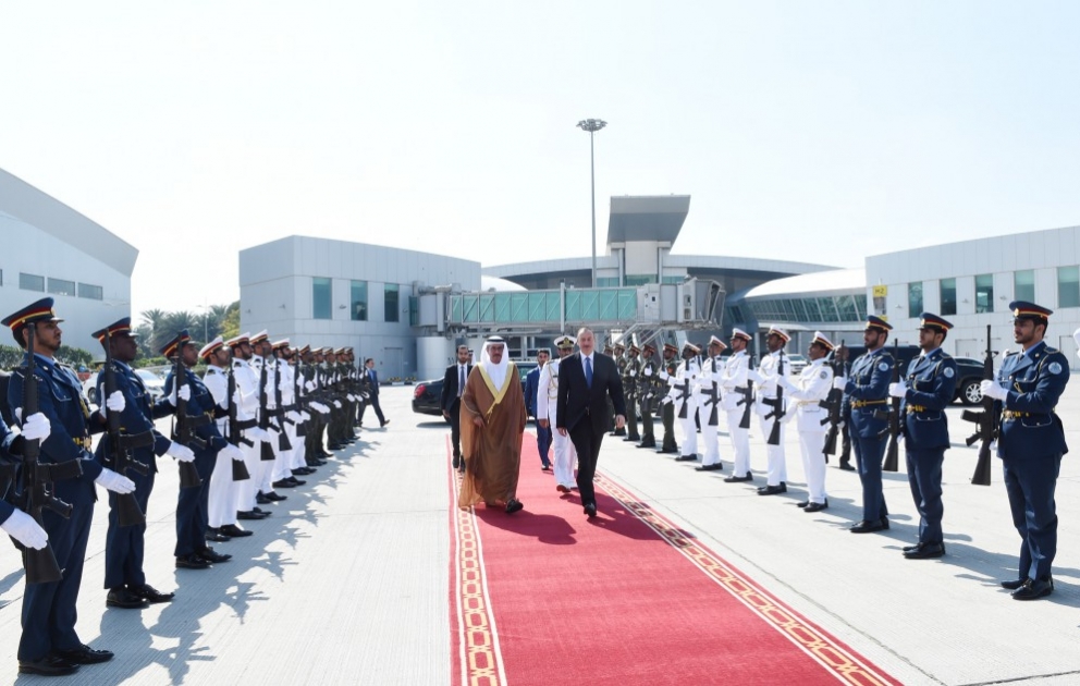 Le président Ilham Aliyev a terminé sa visite officielle aux Emirats arabes unis