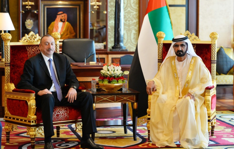 Treffen mit Vizepräsident und Premierminister von VAE im erweiterten Format