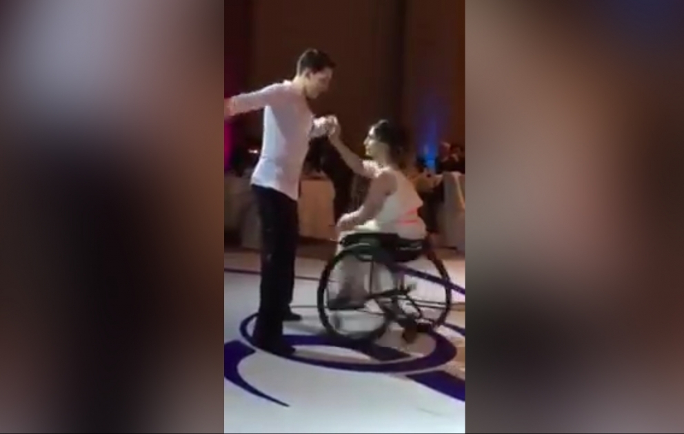 A Paralympian`s dance