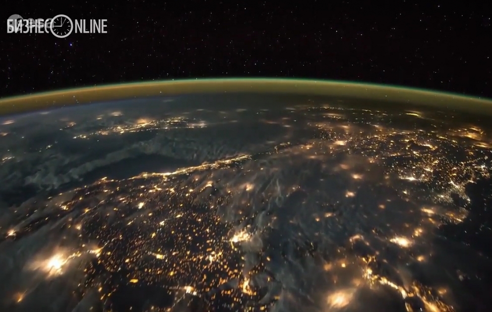 Yer kürəsindən 400 km hündürlükdə çəkilən kadrlar