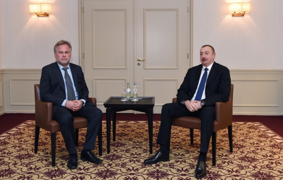 Prezident İlham Əliyevin “Kaspersky Lab” şirkətinin sahibi və icraçı direktoru ilə görüşü