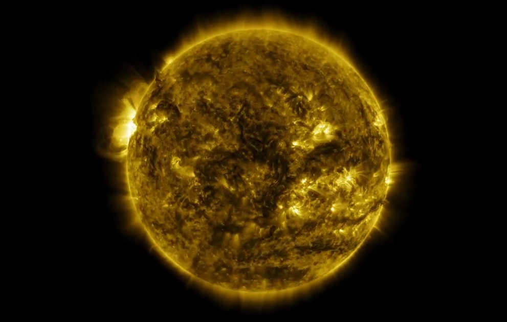 NASA-nın Günəşin bir ildəki hərəkəti ilə bağlı videosu