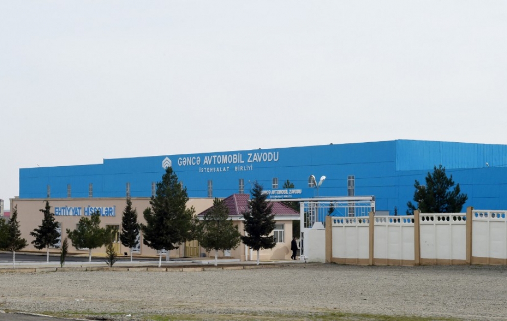 President Ilham Aliyev visited Ganja Automobile Plant