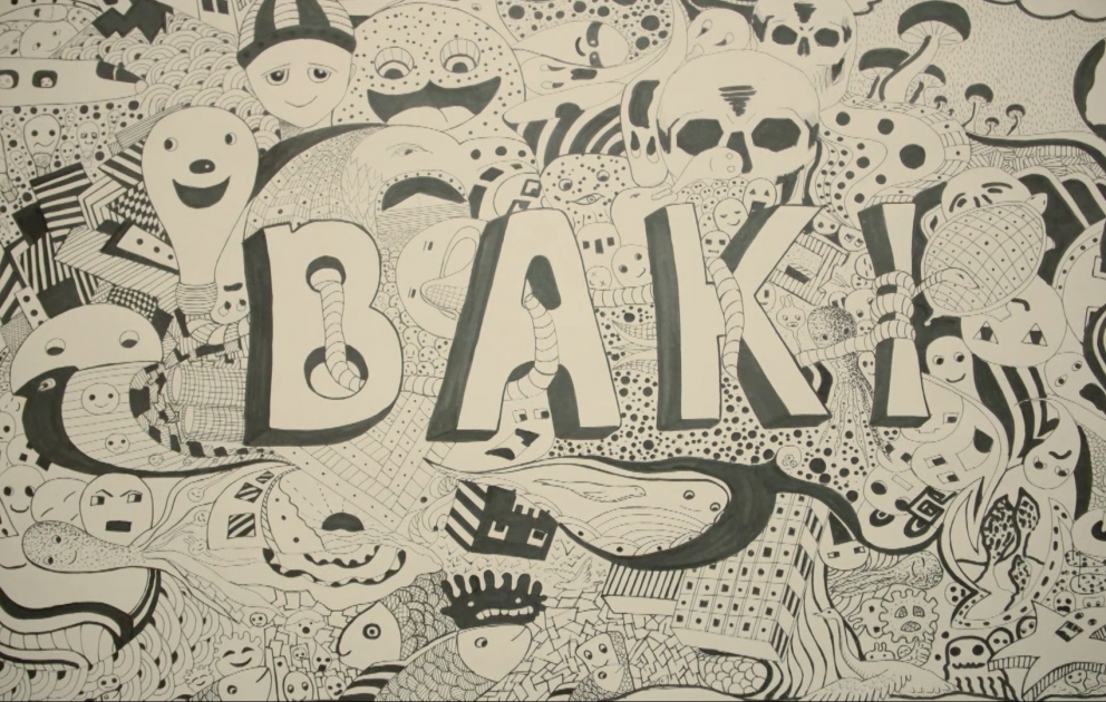 Peinture intéressante   Bakou