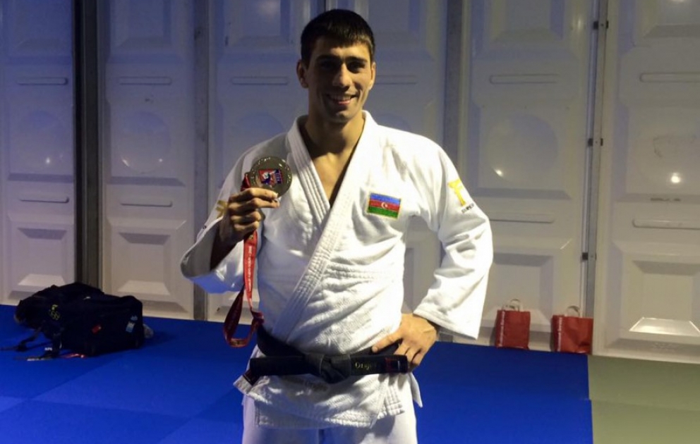 Azərbaycanlı cüdoçu Almaniyada gümüş medal qazandı
