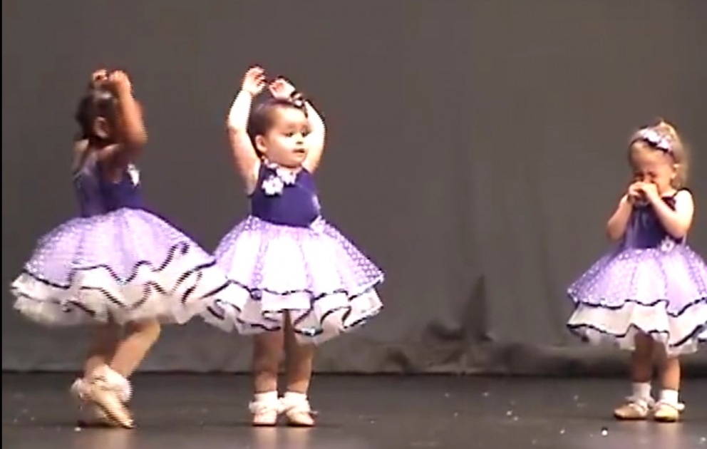 Little dancers debut on big stage