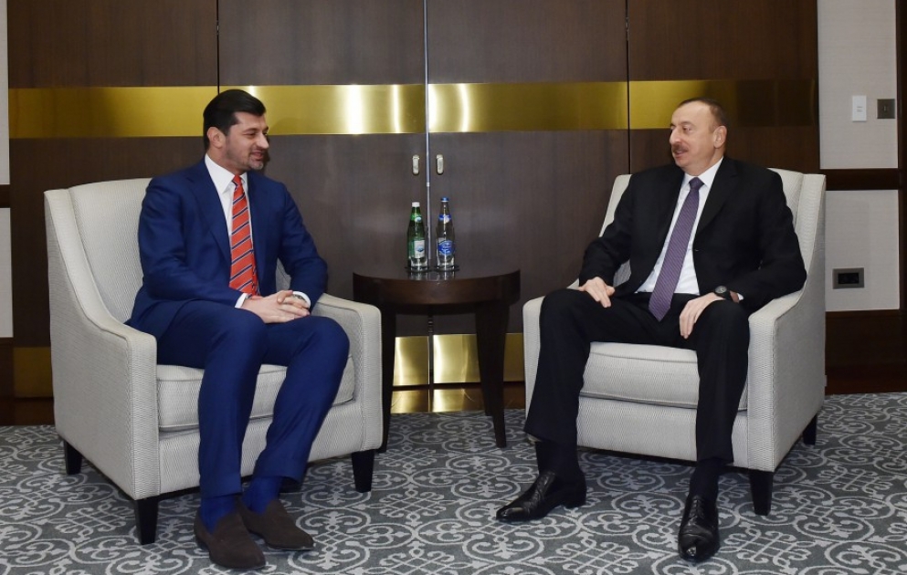 Azərbaycan Prezidenti İlham Əliyev Gürcüstanın Baş nazirinin müavinini qəbul edib
