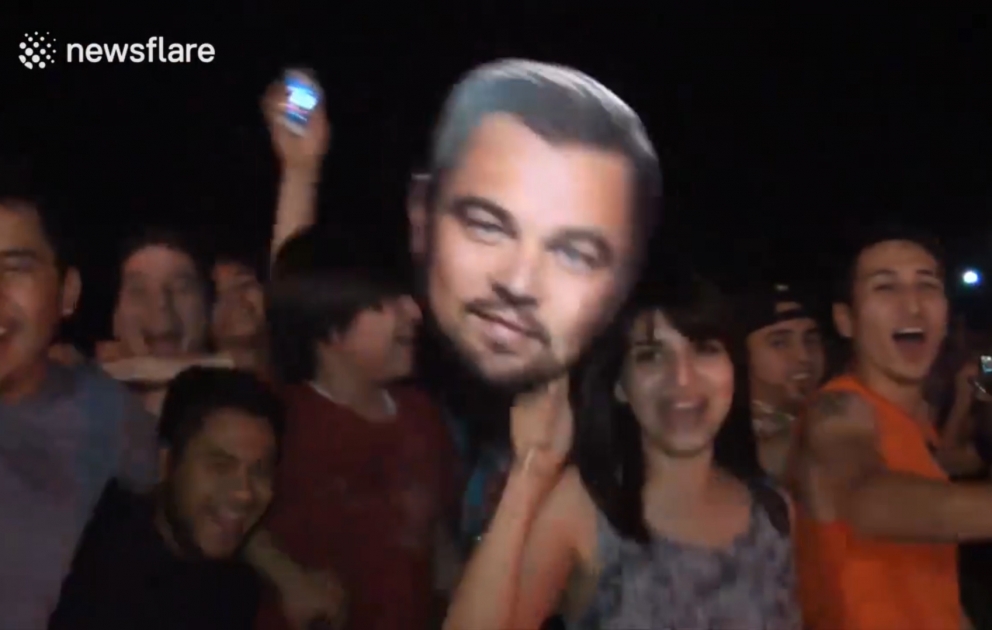 Mexican city celebrates leonardo dicaprio's oscars win