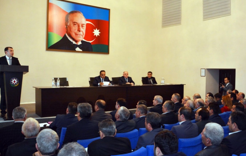 Ağstafada regionların inkişafında sahibkarlığın rolu müzakirə olunub