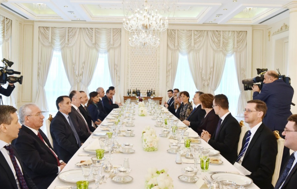 Dinner reception hosted in honor of Hungarian Prime Minister Viktor Orban