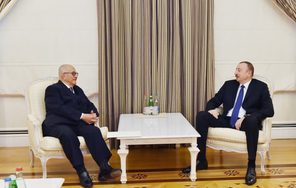 Azərbaycan Prezidenti İlham Əliyev İordaniyanın keçmiş Baş naziri Abdelsalam Al-Macalini qəbul edib