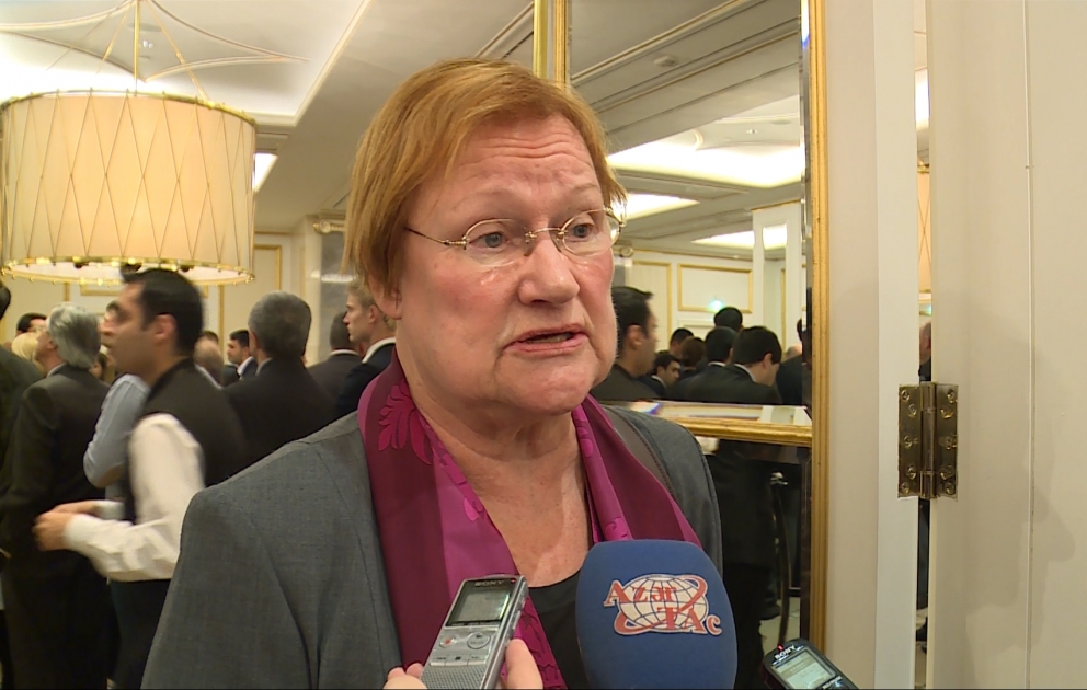 Tarja Halonen: Azərbaycan qlobal iqtisadi böhran şəraitində də regionda liderliyini qoruyur