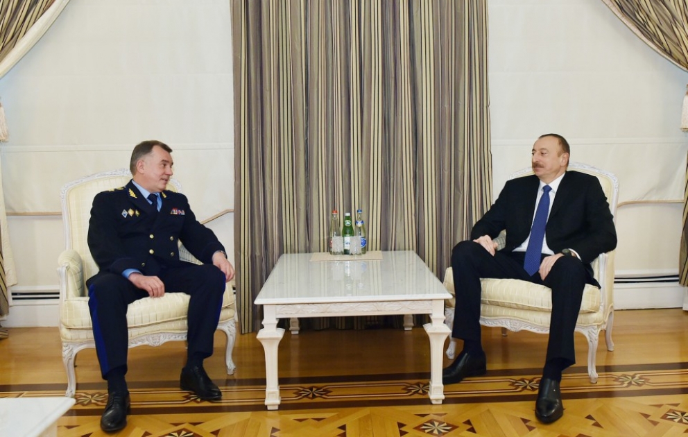 President Ilham Aliyev received head of Border Service of the Russian Federation