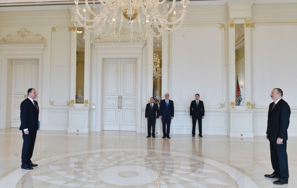 President Ilham Aliyev received credentials of incoming Moldovan Ambassador