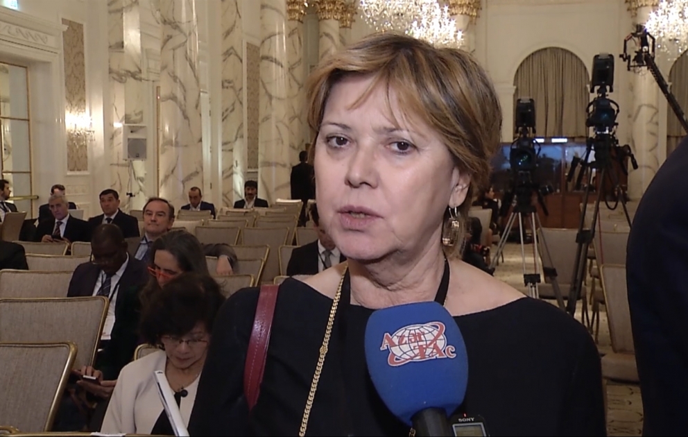 Линда Ланзилотта: На Бакинском Форуме состоялись плодотворные обсуждения проблем, беспокоящих мир