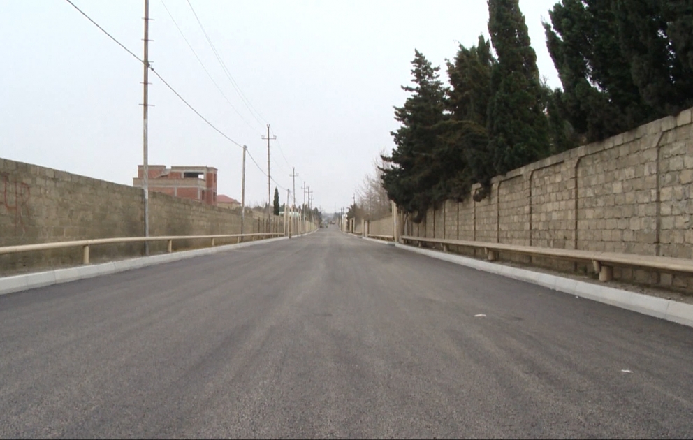 Maştağa-Bilgəh avtomobil yolu təmir olunur