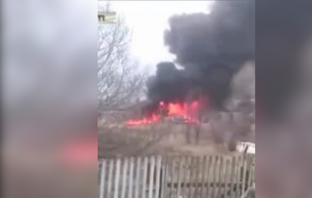 Rusiyada Су-25 yaşayış məntəqəsinə çırpıldı