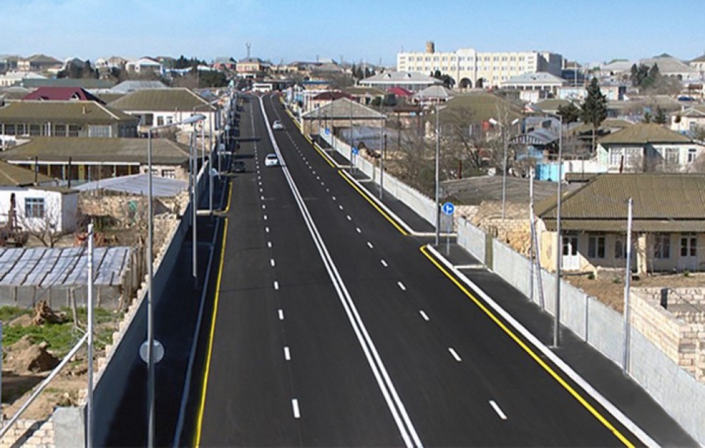 Nardaran qəsəbəsinin Abşeron küçəsinin yenidən qurulması işləri yekunlaşıb